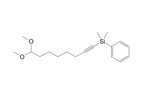 8,8-Dimethoxy-1-(dimethylphenylsilyl)-1-octyne