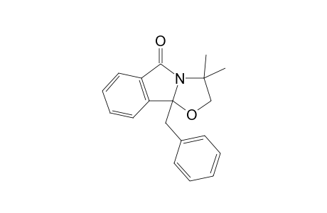 3,3-dimethyl-9b-(phenylmethyl)-2H-oxazolo[2,3-a]isoindol-5-one