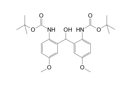 N-[2-[hydroxy-[5-methoxy-2-[[(2-methylpropan-2-yl)oxy-oxomethyl]amino]phenyl]methyl]-4-methoxyphenyl]carbamic acid tert-butyl ester
