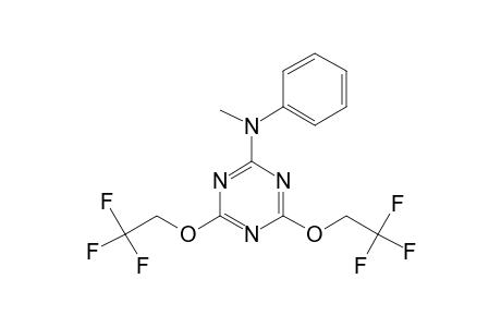 [4,6-Bis-(2,2,2-trifluoro-ethoxy)-[1,3,5]triazin-2-yl]-methyl-phenyl-amine