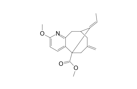 (11E)-(+-)-11-Ethylidene-7,8,9,10-tetrahydro-2-methoxy-7-methylene-5,9-mathanocycloocta[b]pyridine-5(6H)-carboxylic Acid Methyl Ester