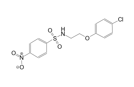 N-[2-(4-chlorophenoxy)ethyl]-4-nitrobenzenesulfonamide