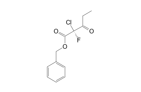 BENZYL-2-CHLORO-2-FLUORO-3-OXOPENTANOATE