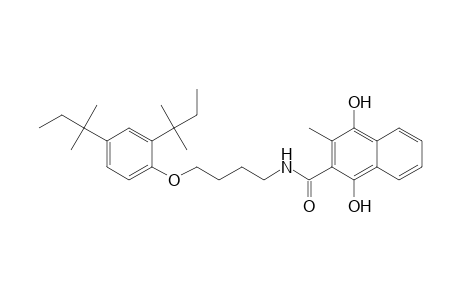 2-Naphthalenecarboxamide, N-[4-[2,4-bis(1,1-dimethylpropyl)phenoxy]butyl]-1,4-dihydroxy-3-methyl-
