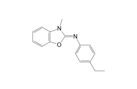 N-(4-Ethylphenyl)-3-methyl-1,3-benzoxazol-2(3H)-imine (isomer 2)