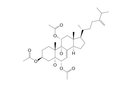 3.beta.,6.alpha.,11.alpha.-Triacetoxy-24-methylene-5.alpha.-cholest-7-ene-5,9.alpha.-diol