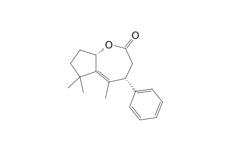 5,6,6-Trimethyl-4-phenyl-3,4,6,7,8,8a-hexahydrocyclopenta[b]oxepin-2-one isomer