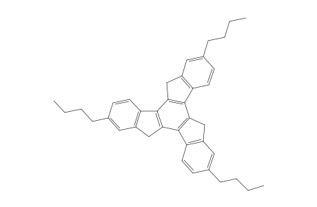 2,7,12-Tributyl-10,15-dihydro-5H-diindeno[1,2-a : 1',2'-c]fluorene