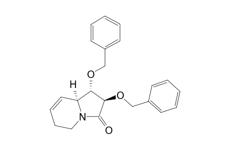 (1S,2R,8aS)-1,2-bis(phenylmethoxy)-2,5,6,8a-tetrahydro-1H-indolizin-3-one