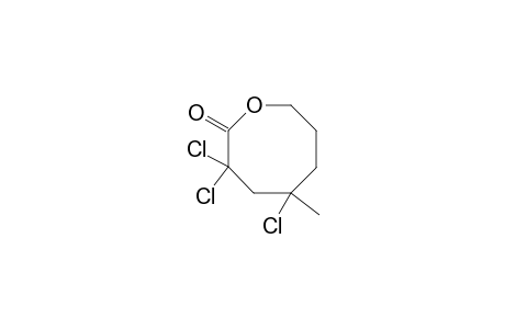 3,3,5-Trichloro-5-methyloxocan-2-one