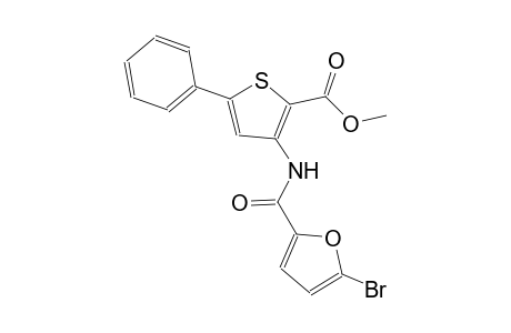 2-thiophenecarboxylic acid, 3-[[(5-bromo-2-furanyl)carbonyl]amino]-5-phenyl-, methyl ester