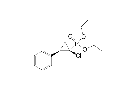 trans - diethyl 1-chloro-2-phenylcyclopropylphosphonate