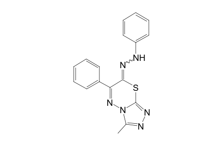 3-Methyl-6-phenyl-7-phenylhydrazono-[1,2,4]triazolo[3,4-b][1,3,4]thiadiazine