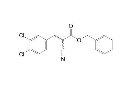 a-cyano-3,4-dichlorocinnamic acid, benzyl ester
