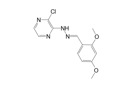 (3-chloropyrazin-2-yl)-[(E)-(2,4-dimethoxybenzylidene)amino]amine