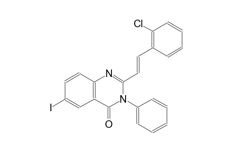 2-[(E)-2-(2-chlorophenyl)ethenyl]-6-iodo-3-phenyl-4(3H)-quinazolinone