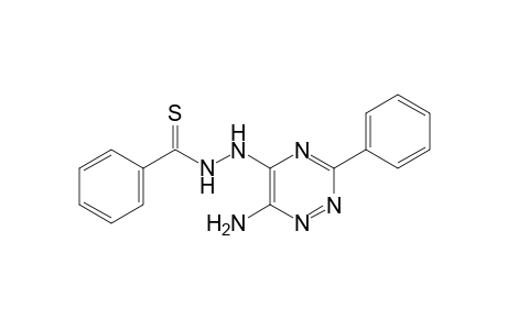 6-Amino-5-(N2-thiobenzoylhydrazino)-3-phenyl-1,2,4-triazine