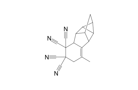 1,2,3,3a,3b,6,8,8a-Octahydro-7-methyl-2,3,8-metheno-cyclopenta[a]indene-4,4,5,5-tetracarbonitrile