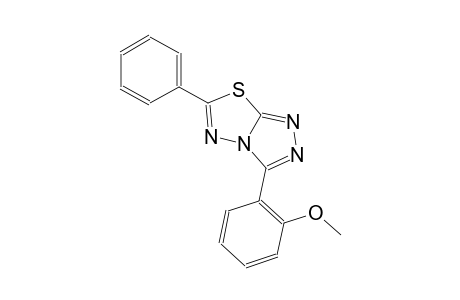 3-(2-methoxyphenyl)-6-phenyl[1,2,4]triazolo[3,4-b][1,3,4]thiadiazole