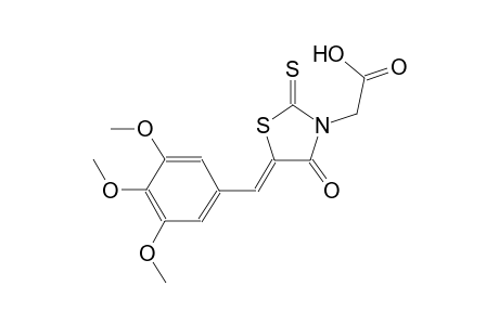 [(5Z)-4-oxo-2-thioxo-5-(3,4,5-trimethoxybenzylidene)-1,3-thiazolidin-3-yl]acetic acid