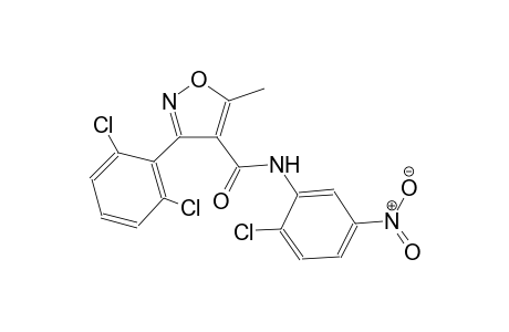 N-(2-chloro-5-nitrophenyl)-3-(2,6-dichlorophenyl)-5-methyl-4-isoxazolecarboxamide