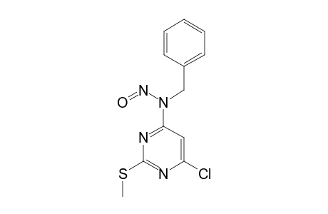 N-BENZYL-6-CHLORO-2-METHYLTHIO-N-NITROSO-PYRIMIDIN-4-AMINE