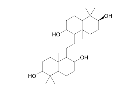 (6S)-1,1'-(Ethane-1",2"-diyl)-bis[decahydro-5,5,8a-trimethylnaphthalene-2,6-diol]