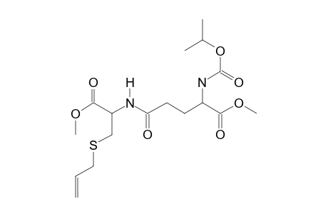 .Gamma.-glutamyl-(S)-allyl-L-cysteine, N-isopropyloxycarbonyl-, dimethyl ester