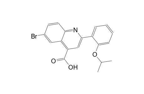 6-bromo-2-(2-isopropoxyphenyl)-4-quinolinecarboxylic acid