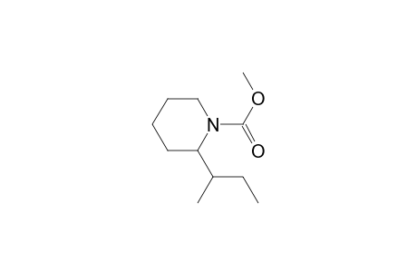 1-Piperidinecarboxylic acid, 2-(1-methylpropyl)-, methyl ester