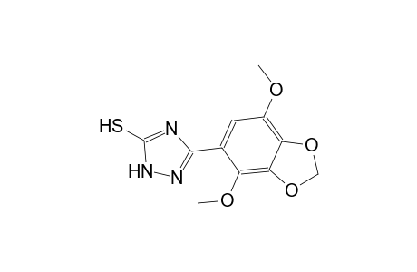 1H-1,2,4-triazole-5-thiol, 3-(4,7-dimethoxy-1,3-benzodioxol-5-yl)-