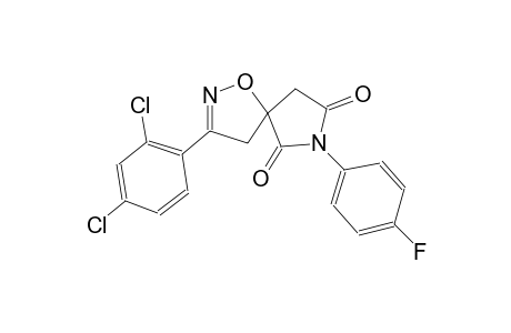 3-(2,4-dichlorophenyl)-7-(4-fluorophenyl)-1-oxa-2,7-diazaspiro[4.4]non-2-ene-6,8-dione