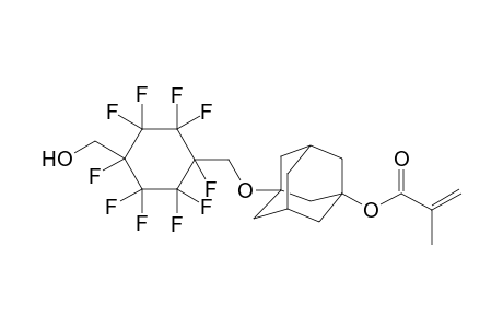3-{[1,2,2,3,3,4,5,5,6,6-decafluoro-4-(hydroxymethyl)cyclohexyl]methoxy}-1-adamantyl methacrylate