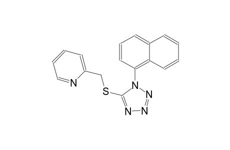 2-(([1-(1-Naphthyl)-1H-tetraazol-5-yl]sulfanyl)methyl)pyridine
