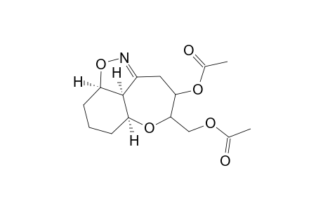 (4aS,6aR,9aS,9bS)-3-Acetoxy-2-acetoxymethyl-tetrahydro[1,2]oxazolo[de]oxepanocyclohexane