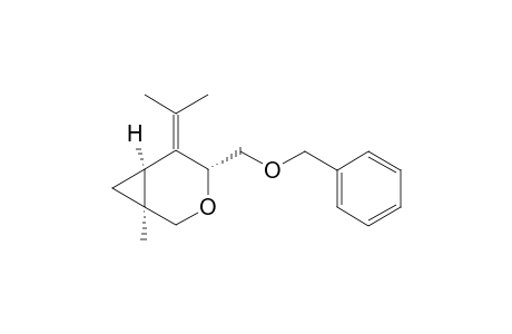 (1S*,4R*,6S*)-4-Benzyloxymethyl-5-isopropylidene-1-methyl-3-oxabicyclo[4.1.0]heptane