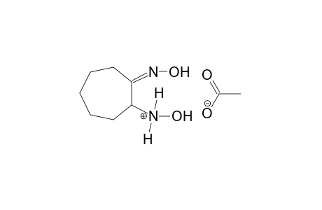 (2Z)-N-hydroxy-2-(hydroxyimino)cycloheptanaminium acetate