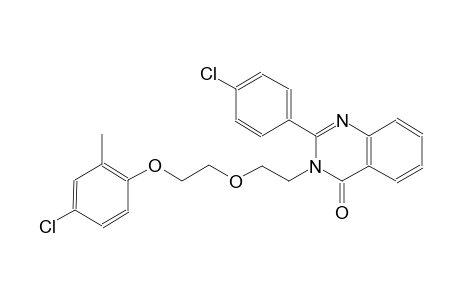 3-{2-[2-(4-chloro-2-methylphenoxy)ethoxy]ethyl}-2-(4-chlorophenyl)-4(3H)-quinazolinone