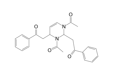 1,3-Diacetyl-2,4-diphenacyl-1,2,3,4-tetrahydropyrimidine