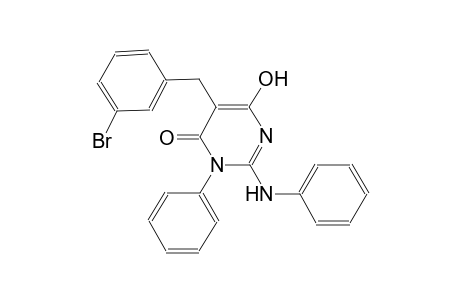 2-Anilino-5-(3-bromobenzyl)-6-hydroxy-3-phenyl-4(3H)-pyrimidinone