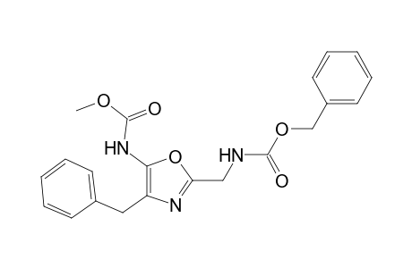 2-(((Carbobenzyloxy)amino)methyl)-4-benzyl-5-((carbomethoxy)-amino)oxazole