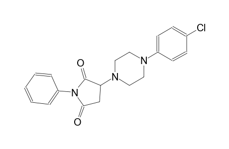 3-[4-(4-chlorophenyl)-1-piperazinyl]-1-phenyl-2,5-pyrrolidinedione