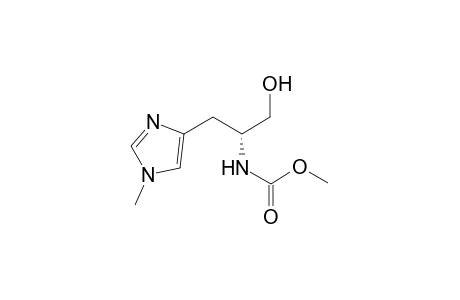 N(.alpha.)-(Methoxycarbonyl)-1-methyl-L-histidinol