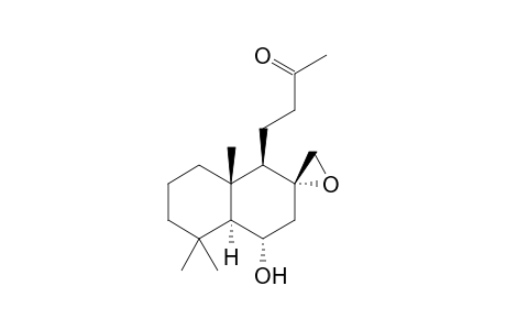 (+)-(1R,2R,4S,4aS,8aS)-4-(4-Hydroxyoctahydro-5,5,8a-trimethyl-spiro[naphthalene-2(1H)-,2'-oxiran]-yl)-2-butanone