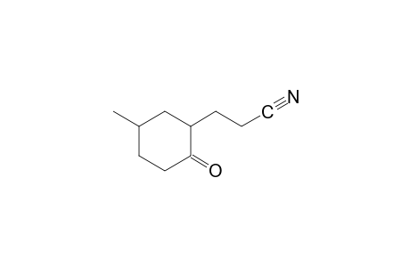 5-methyl-2-oxocyclohexanepropionitrile