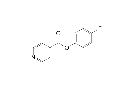 (4-fluorophenyl) pyridine-4-carboxylate