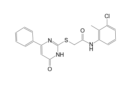 acetamide, N-(3-chloro-2-methylphenyl)-2-[(1,6-dihydro-6-oxo-4-phenyl-2-pyrimidinyl)thio]-