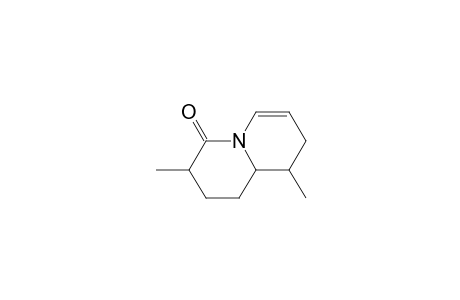 3,9-Dimethyl-1,2,3,8,9,9a-hexahydro-4H-quinolizin-4-one