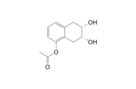 (+-)-(cis)-1-Acetoxy-5,6,7,8-tetrahydro-6,7-naphthalenediol