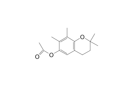 acetic acid (2,2,7,8-tetramethylchroman-6-yl) ester